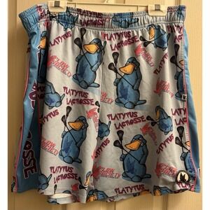 Flow Society Platypus Lacrosse Shorts Mens Large‎ Lacrosse Outdoor Prep Casual